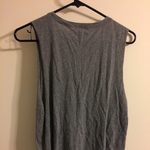 Hollister Gray Logo Workout Shirt Size Small - Picture 6 of 7